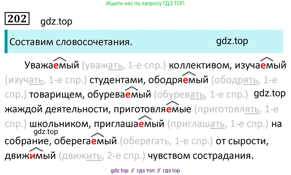 Русский язык, 7 класс Учебник, авторы: Баранов Михаил Трофимович, Ладыженская Таиса Алексеевна, Тростенцова Лидия Александровна, Ладыженская Наталия Вениаминовна, Александрова Ольга Макаровна, Дейкина Алевтина Дмитриевна, Антонова Любовь Геннадиевна, Григорян Лариса Трофимовна, Кулибаба Иван Иванович, издательство Просвещение, Москва, 2023, зелёного цвета, Часть 1, страница 117, номер 202, Решение 5 (2024-2027)