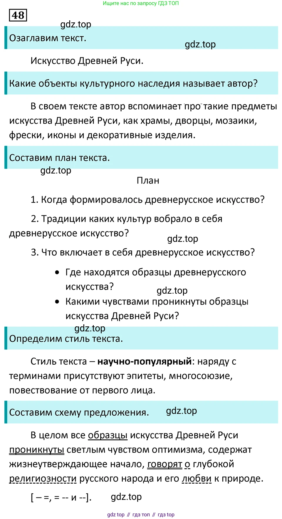 Русский язык, 7 класс Учебник, авторы: Баранов Михаил Трофимович, Ладыженская Таиса Алексеевна, Тростенцова Лидия Александровна, Ладыженская Наталия Вениаминовна, Александрова Ольга Макаровна, Дейкина Алевтина Дмитриевна, Антонова Любовь Геннадиевна, Григорян Лариса Трофимовна, Кулибаба Иван Иванович, издательство Просвещение, Москва, 2023, зелёного цвета, Часть 1, страница 27, номер 48, Решение 5 (2024-2027)