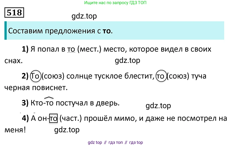 Русский язык, 7 класс Учебник, авторы: Баранов Михаил Трофимович, Ладыженская Таиса Алексеевна, Тростенцова Лидия Александровна, Ладыженская Наталия Вениаминовна, Александрова Ольга Макаровна, Дейкина Алевтина Дмитриевна, Антонова Любовь Геннадиевна, Григорян Лариса Трофимовна, Кулибаба Иван Иванович, издательство Просвещение, Москва, 2023, зелёного цвета, Часть 2, страница 87, номер 518, Решение 5 (2024-2027)