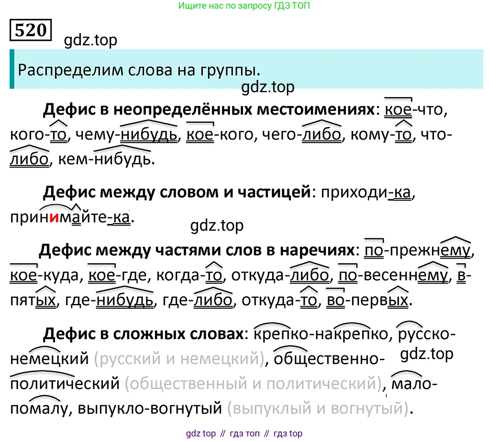 Русский язык, 7 класс Учебник, авторы: Баранов Михаил Трофимович, Ладыженская Таиса Алексеевна, Тростенцова Лидия Александровна, Ладыженская Наталия Вениаминовна, Александрова Ольга Макаровна, Дейкина Алевтина Дмитриевна, Антонова Любовь Геннадиевна, Григорян Лариса Трофимовна, Кулибаба Иван Иванович, издательство Просвещение, Москва, 2023, зелёного цвета, Часть 2, страница 88, номер 520, Решение 5 (2024-2027)