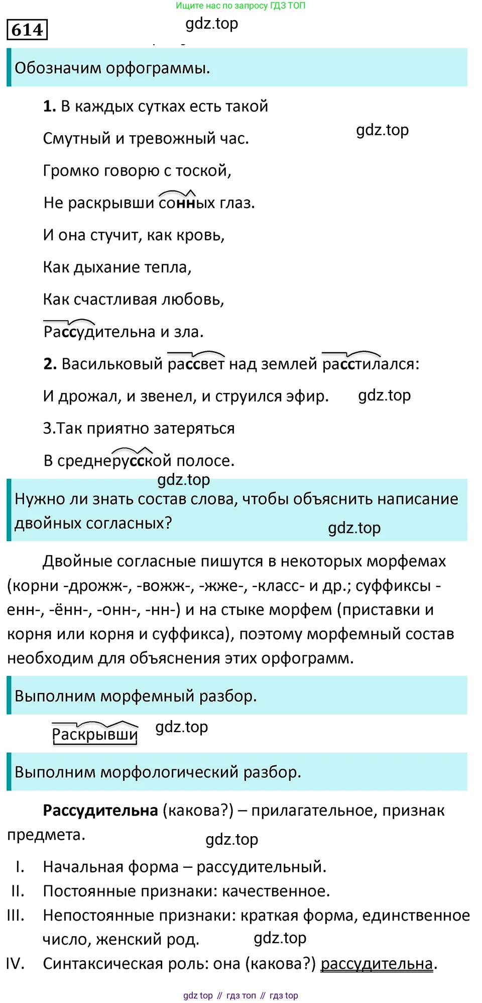 Русский язык, 7 класс Учебник, авторы: Баранов Михаил Трофимович, Ладыженская Таиса Алексеевна, Тростенцова Лидия Александровна, Ладыженская Наталия Вениаминовна, Александрова Ольга Макаровна, Дейкина Алевтина Дмитриевна, Антонова Любовь Геннадиевна, Григорян Лариса Трофимовна, Кулибаба Иван Иванович, издательство Просвещение, Москва, 2023, зелёного цвета, Часть 2, страница 131, номер 614, Решение 5 (2024-2027)