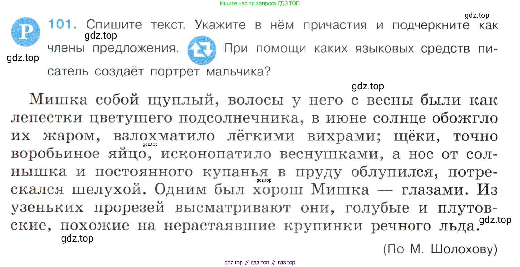 Русский язык, 7 класс Учебник, авторы: Баранов Михаил Трофимович, Ладыженская Таиса Алексеевна, Тростенцова Лидия Александровна, Ладыженская Наталия Вениаминовна, Александрова Ольга Макаровна, Дейкина Алевтина Дмитриевна, Антонова Любовь Геннадиевна, Григорян Лариса Трофимовна, Кулибаба Иван Иванович, издательство Просвещение, Москва, 2023, зелёного цвета, Часть 1, страница 63, номер 101, Условие 2019-2022