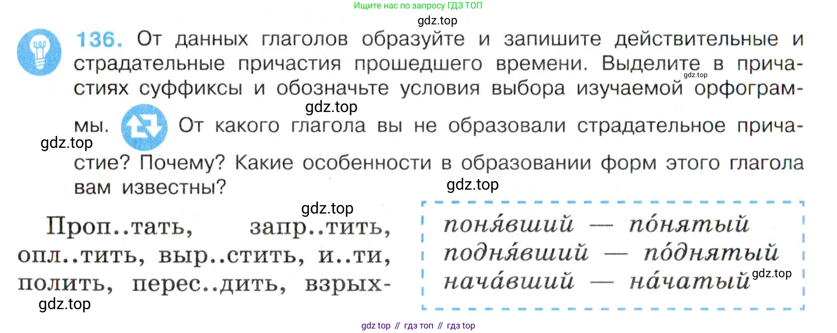 Русский язык, 7 класс Учебник, авторы: Баранов Михаил Трофимович, Ладыженская Таиса Алексеевна, Тростенцова Лидия Александровна, Ладыженская Наталия Вениаминовна, Александрова Ольга Макаровна, Дейкина Алевтина Дмитриевна, Антонова Любовь Геннадиевна, Григорян Лариса Трофимовна, Кулибаба Иван Иванович, издательство Просвещение, Москва, 2023, зелёного цвета, Часть 1, страница 83, номер 136, Условие 2019-2022