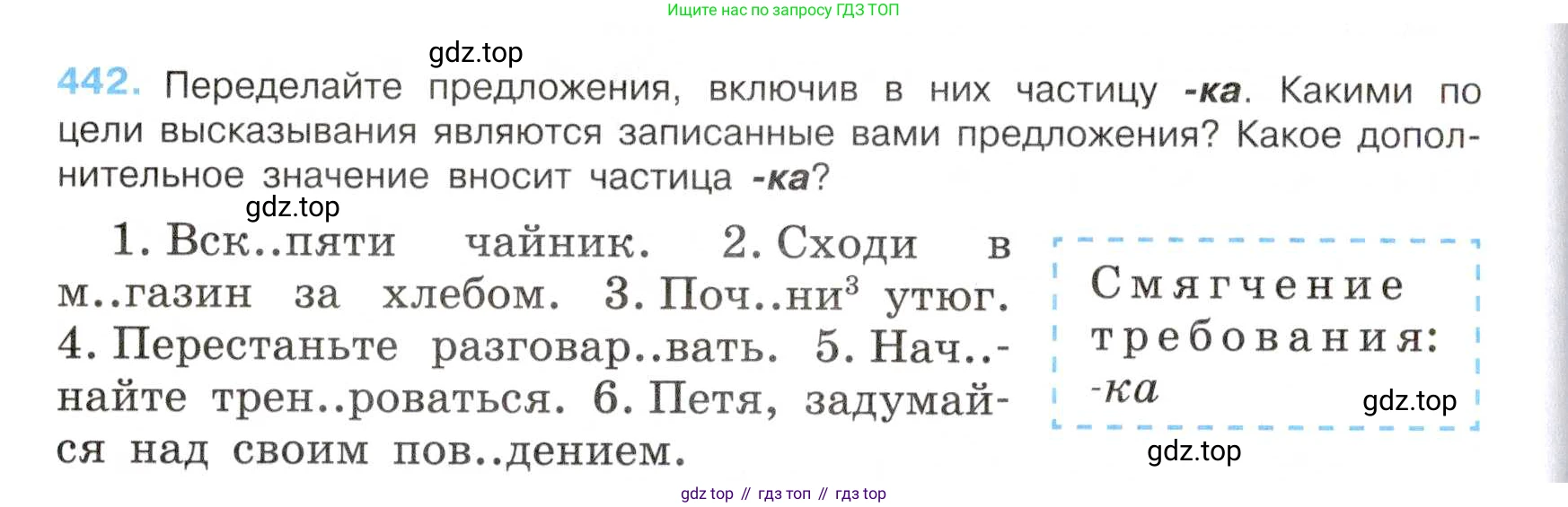 Русский язык, 7 класс Учебник, авторы: Баранов Михаил Трофимович, Ладыженская Таиса Алексеевна, Тростенцова Лидия Александровна, Ладыженская Наталия Вениаминовна, Александрова Ольга Макаровна, Дейкина Алевтина Дмитриевна, Антонова Любовь Геннадиевна, Григорян Лариса Трофимовна, Кулибаба Иван Иванович, издательство Просвещение, Москва, 2023, зелёного цвета, Часть 2, страница 42, номер 442, Условие 2019-2022