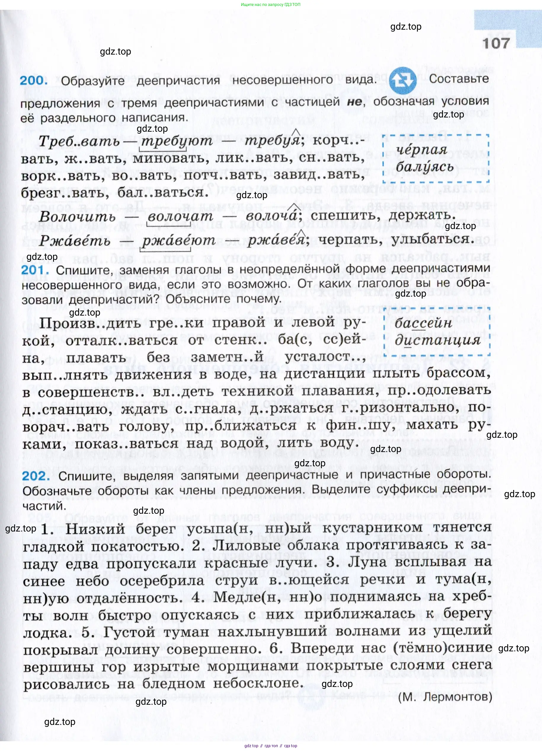 Русский язык, 7 класс Учебник, авторы: Баранов Михаил Трофимович, Ладыженская Таиса Алексеевна, Тростенцова Лидия Александровна, Ладыженская Наталия Вениаминовна, Александрова Ольга Макаровна, Дейкина Алевтина Дмитриевна, Антонова Любовь Геннадиевна, Григорян Лариса Трофимовна, Кулибаба Иван Иванович, издательство Просвещение, Москва, 2023, зелёного цвета, Часть 1, страница 107