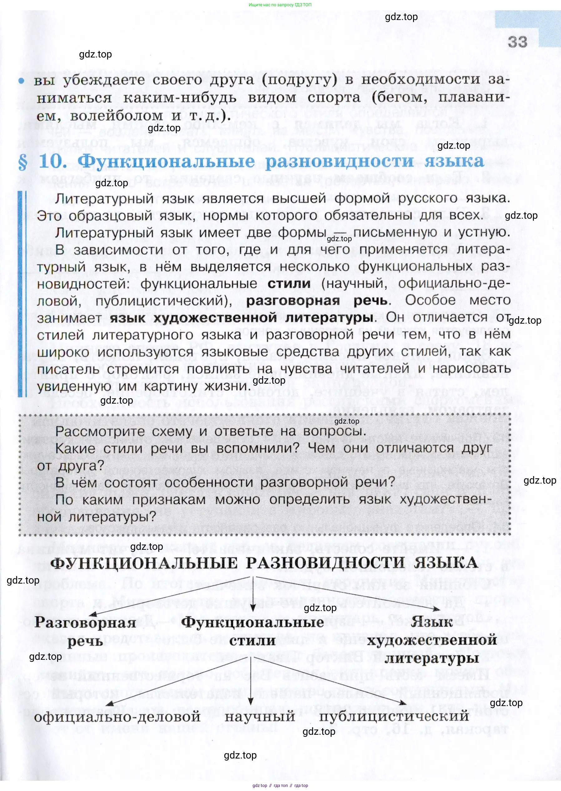 Русский язык, 7 класс Учебник, авторы: Баранов Михаил Трофимович, Ладыженская Таиса Алексеевна, Тростенцова Лидия Александровна, Ладыженская Наталия Вениаминовна, Александрова Ольга Макаровна, Дейкина Алевтина Дмитриевна, Антонова Любовь Геннадиевна, Григорян Лариса Трофимовна, Кулибаба Иван Иванович, издательство Просвещение, Москва, 2023, зелёного цвета, Часть 1, страница 33