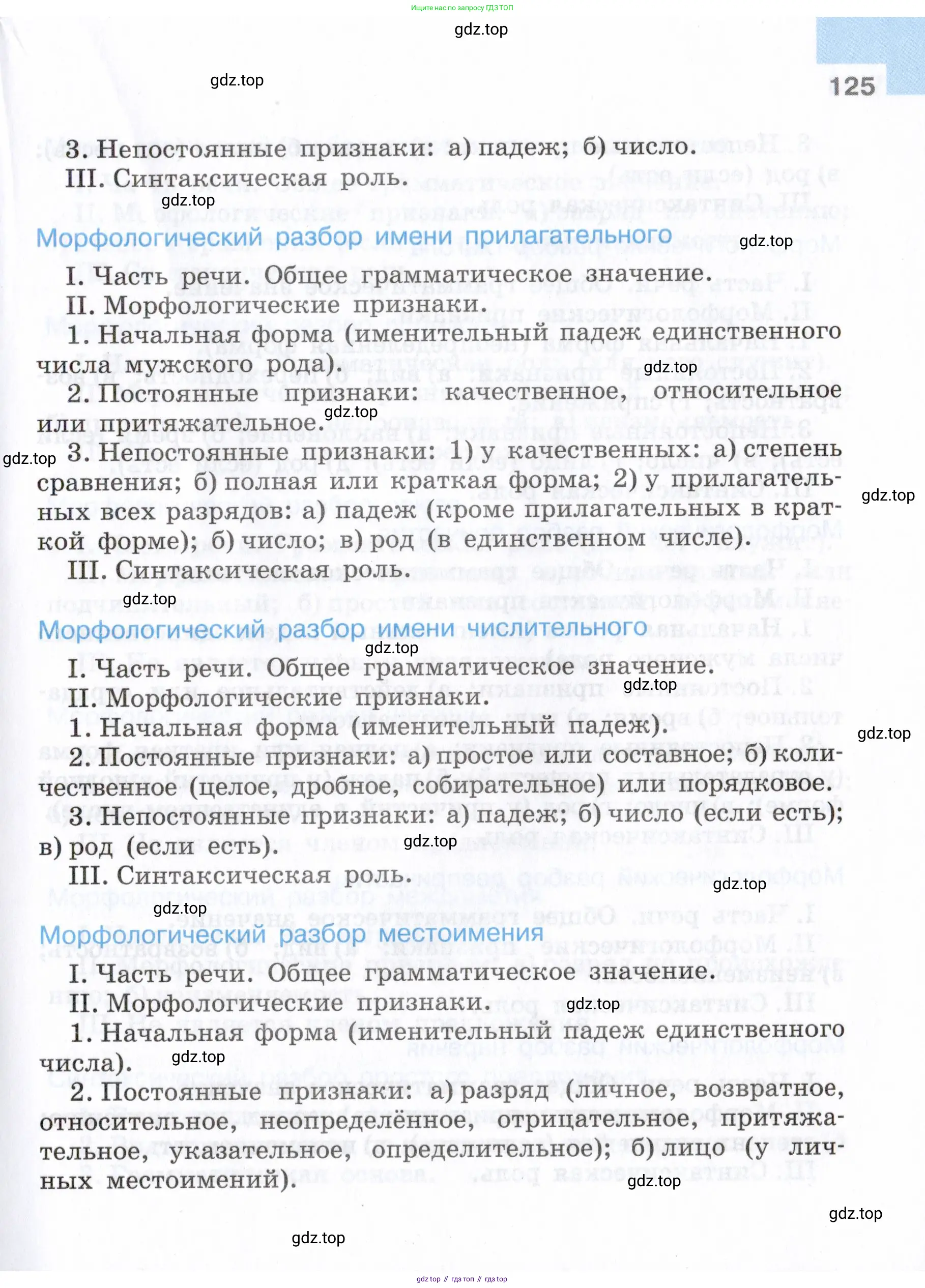 Русский язык, 7 класс Учебник, авторы: Баранов Михаил Трофимович, Ладыженская Таиса Алексеевна, Тростенцова Лидия Александровна, Ладыженская Наталия Вениаминовна, Александрова Ольга Макаровна, Дейкина Алевтина Дмитриевна, Антонова Любовь Геннадиевна, Григорян Лариса Трофимовна, Кулибаба Иван Иванович, издательство Просвещение, Москва, 2023, зелёного цвета, Часть 2, страница 125