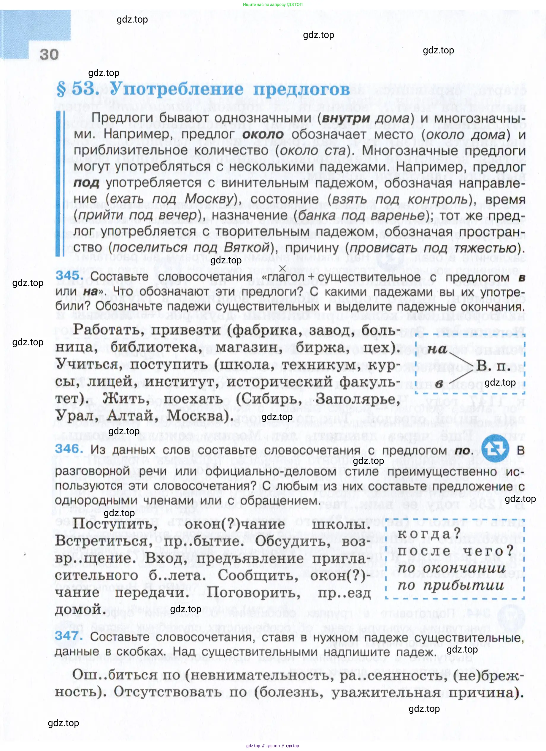 Русский язык, 7 класс Учебник, авторы: Баранов Михаил Трофимович, Ладыженская Таиса Алексеевна, Тростенцова Лидия Александровна, Ладыженская Наталия Вениаминовна, Александрова Ольга Макаровна, Дейкина Алевтина Дмитриевна, Антонова Любовь Геннадиевна, Григорян Лариса Трофимовна, Кулибаба Иван Иванович, издательство Просвещение, Москва, 2023, зелёного цвета, Часть 1, страница 30