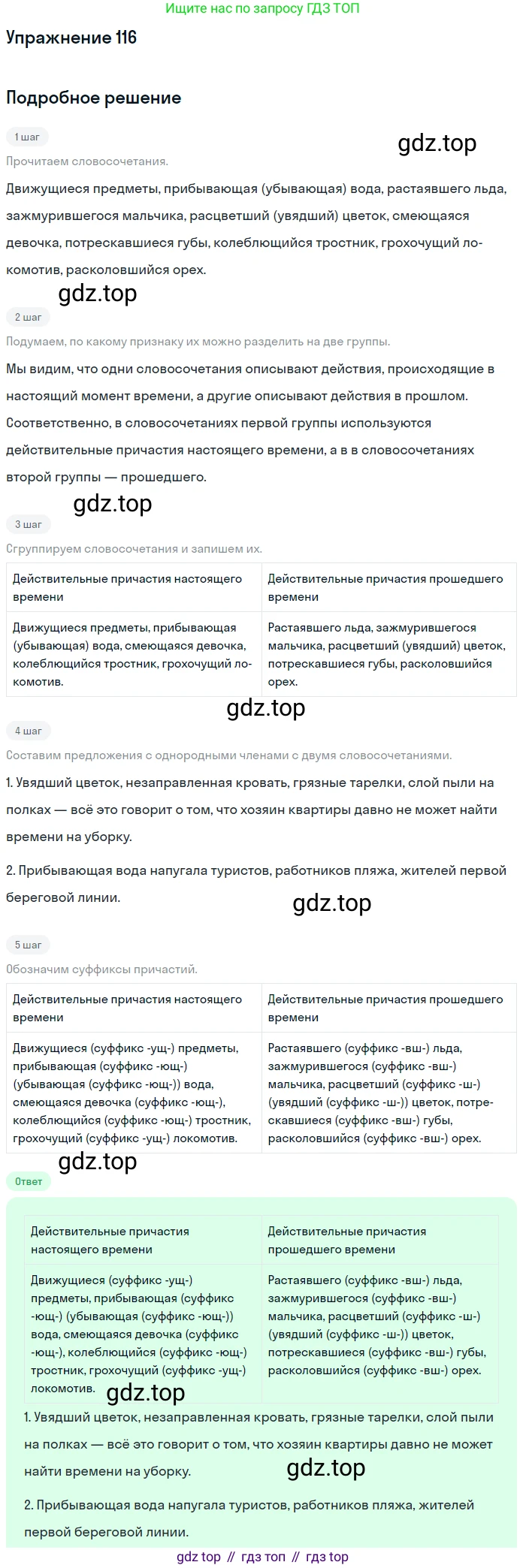 Русский язык, 7 класс Учебник, авторы: Баранов Михаил Трофимович, Ладыженская Таиса Алексеевна, Тростенцова Лидия Александровна, Ладыженская Наталия Вениаминовна, Александрова Ольга Макаровна, Дейкина Алевтина Дмитриевна, Антонова Любовь Геннадиевна, Григорян Лариса Трофимовна, Кулибаба Иван Иванович, издательство Просвещение, Москва, 2023, зелёного цвета, Часть 1, страница 71, номер 116, Решение 2019-2022