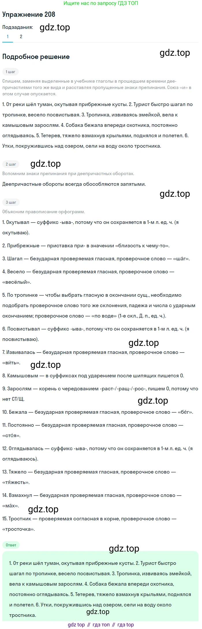 Русский язык, 7 класс Учебник, авторы: Баранов Михаил Трофимович, Ладыженская Таиса Алексеевна, Тростенцова Лидия Александровна, Ладыженская Наталия Вениаминовна, Александрова Ольга Макаровна, Дейкина Алевтина Дмитриевна, Антонова Любовь Геннадиевна, Григорян Лариса Трофимовна, Кулибаба Иван Иванович, издательство Просвещение, Москва, 2023, зелёного цвета, Часть 1, страница 120, номер 208, Решение 2019-2022
