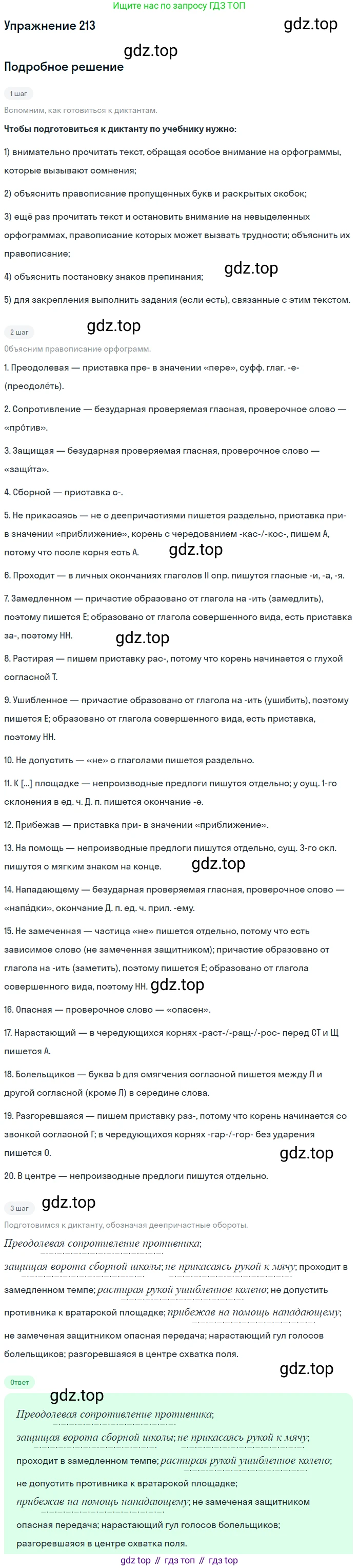 Русский язык, 7 класс Учебник, авторы: Баранов Михаил Трофимович, Ладыженская Таиса Алексеевна, Тростенцова Лидия Александровна, Ладыженская Наталия Вениаминовна, Александрова Ольга Макаровна, Дейкина Алевтина Дмитриевна, Антонова Любовь Геннадиевна, Григорян Лариса Трофимовна, Кулибаба Иван Иванович, издательство Просвещение, Москва, 2023, зелёного цвета, Часть 1, страница 123, номер 213, Решение 2019-2022