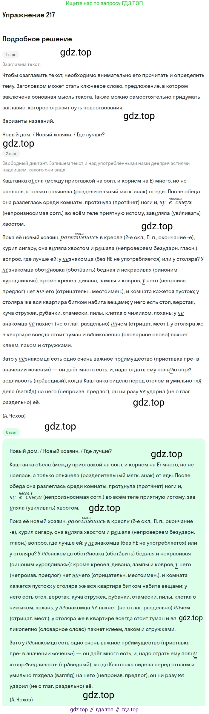 Русский язык, 7 класс Учебник, авторы: Баранов Михаил Трофимович, Ладыженская Таиса Алексеевна, Тростенцова Лидия Александровна, Ладыженская Наталия Вениаминовна, Александрова Ольга Макаровна, Дейкина Алевтина Дмитриевна, Антонова Любовь Геннадиевна, Григорян Лариса Трофимовна, Кулибаба Иван Иванович, издательство Просвещение, Москва, 2023, зелёного цвета, Часть 1, страница 126, номер 217, Решение 2019-2022