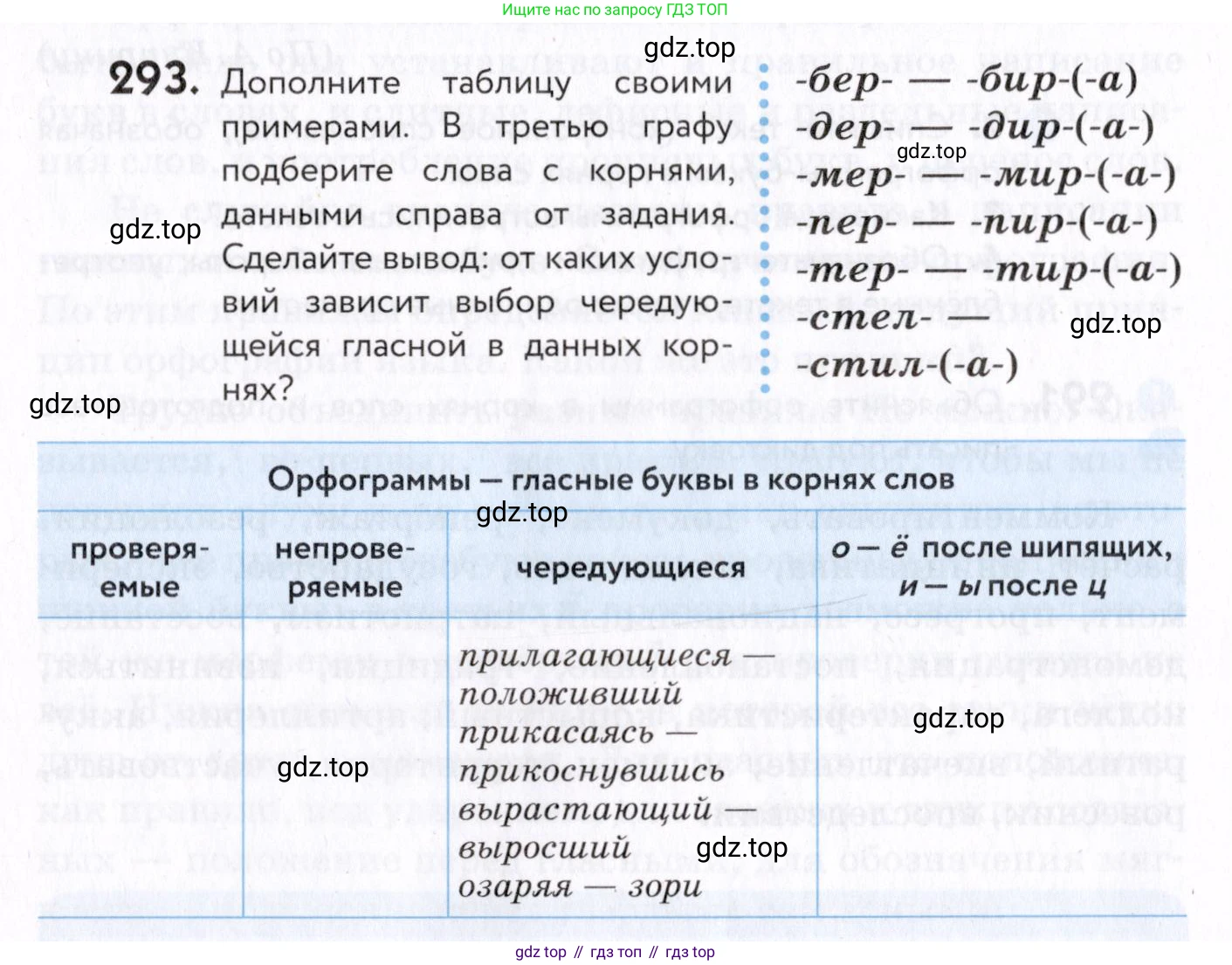 Русский язык, 7 класс Учебник, авторы: Пименова Светлана Николаевна, Еремеева Ангелина Павловна, Купалова Александра Юльевна, Лидман-Орлова Галина Кузьминична, Молодцова Светлана Николаевна, Пичугов Юрий Степанович, издательство Просвещение, Москва, 2021, белого цвета, страница 110, номер 293, Условие