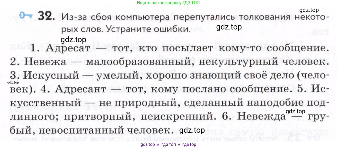 Русский язык, 7 класс Учебник, авторы: Пименова Светлана Николаевна, Еремеева Ангелина Павловна, Купалова Александра Юльевна, Лидман-Орлова Галина Кузьминична, Молодцова Светлана Николаевна, Пичугов Юрий Степанович, издательство Просвещение, Москва, 2021, белого цвета, страница 17, номер 32, Условие