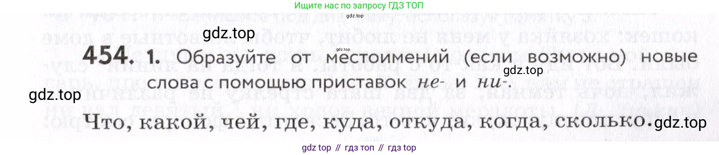 Русский язык, 7 класс Учебник, авторы: Пименова Светлана Николаевна, Еремеева Ангелина Павловна, Купалова Александра Юльевна, Лидман-Орлова Галина Кузьминична, Молодцова Светлана Николаевна, Пичугов Юрий Степанович, издательство Просвещение, Москва, 2021, белого цвета, страница 173, номер 454, Условие