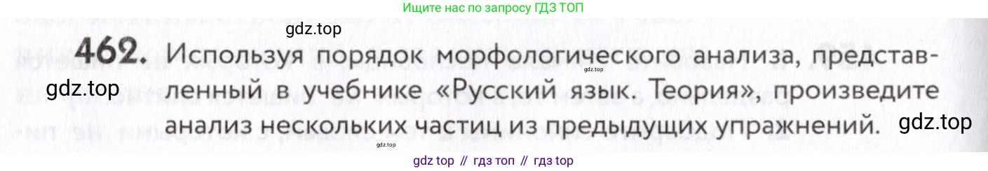 Русский язык, 7 класс Учебник, авторы: Пименова Светлана Николаевна, Еремеева Ангелина Павловна, Купалова Александра Юльевна, Лидман-Орлова Галина Кузьминична, Молодцова Светлана Николаевна, Пичугов Юрий Степанович, издательство Просвещение, Москва, 2021, белого цвета, страница 176, номер 462, Условие