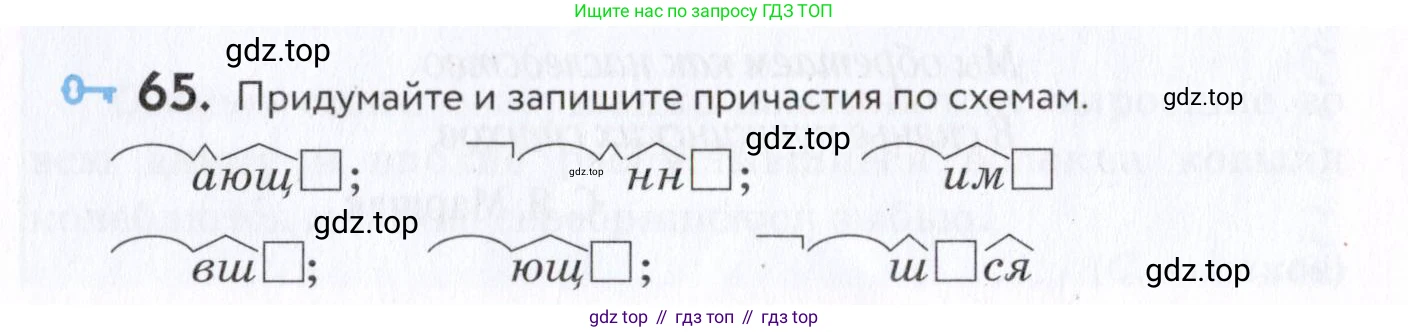 Русский язык, 7 класс Учебник, авторы: Пименова Светлана Николаевна, Еремеева Ангелина Павловна, Купалова Александра Юльевна, Лидман-Орлова Галина Кузьминична, Молодцова Светлана Николаевна, Пичугов Юрий Степанович, издательство Просвещение, Москва, 2021, белого цвета, страница 28, номер 65, Условие