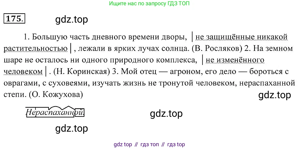 Русский язык, 7 класс Учебник, авторы: Пименова Светлана Николаевна, Еремеева Ангелина Павловна, Купалова Александра Юльевна, Лидман-Орлова Галина Кузьминична, Молодцова Светлана Николаевна, Пичугов Юрий Степанович, издательство Просвещение, Москва, 2021, белого цвета, страница 68, номер 175, Решение 2