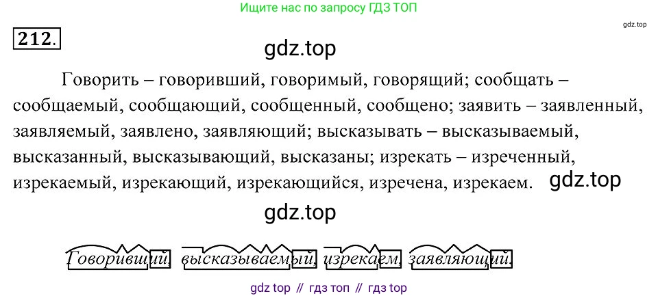 Русский язык, 7 класс Учебник, авторы: Пименова Светлана Николаевна, Еремеева Ангелина Павловна, Купалова Александра Юльевна, Лидман-Орлова Галина Кузьминична, Молодцова Светлана Николаевна, Пичугов Юрий Степанович, издательство Просвещение, Москва, 2021, белого цвета, страница 80, номер 212, Решение 2