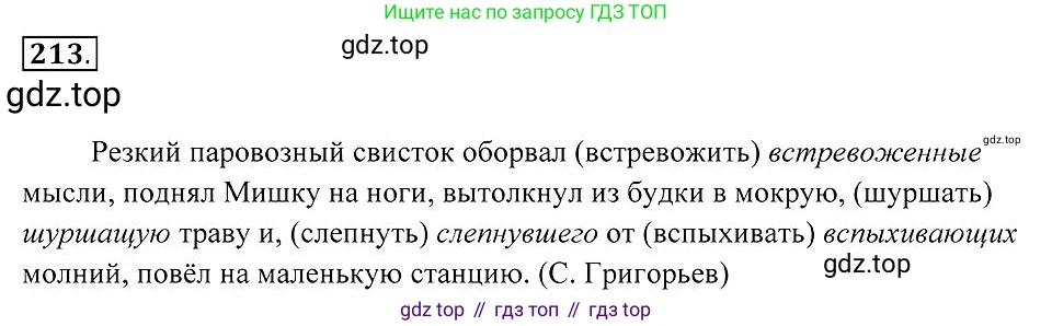 Русский язык, 7 класс Учебник, авторы: Пименова Светлана Николаевна, Еремеева Ангелина Павловна, Купалова Александра Юльевна, Лидман-Орлова Галина Кузьминична, Молодцова Светлана Николаевна, Пичугов Юрий Степанович, издательство Просвещение, Москва, 2021, белого цвета, страница 80, номер 213, Решение 2