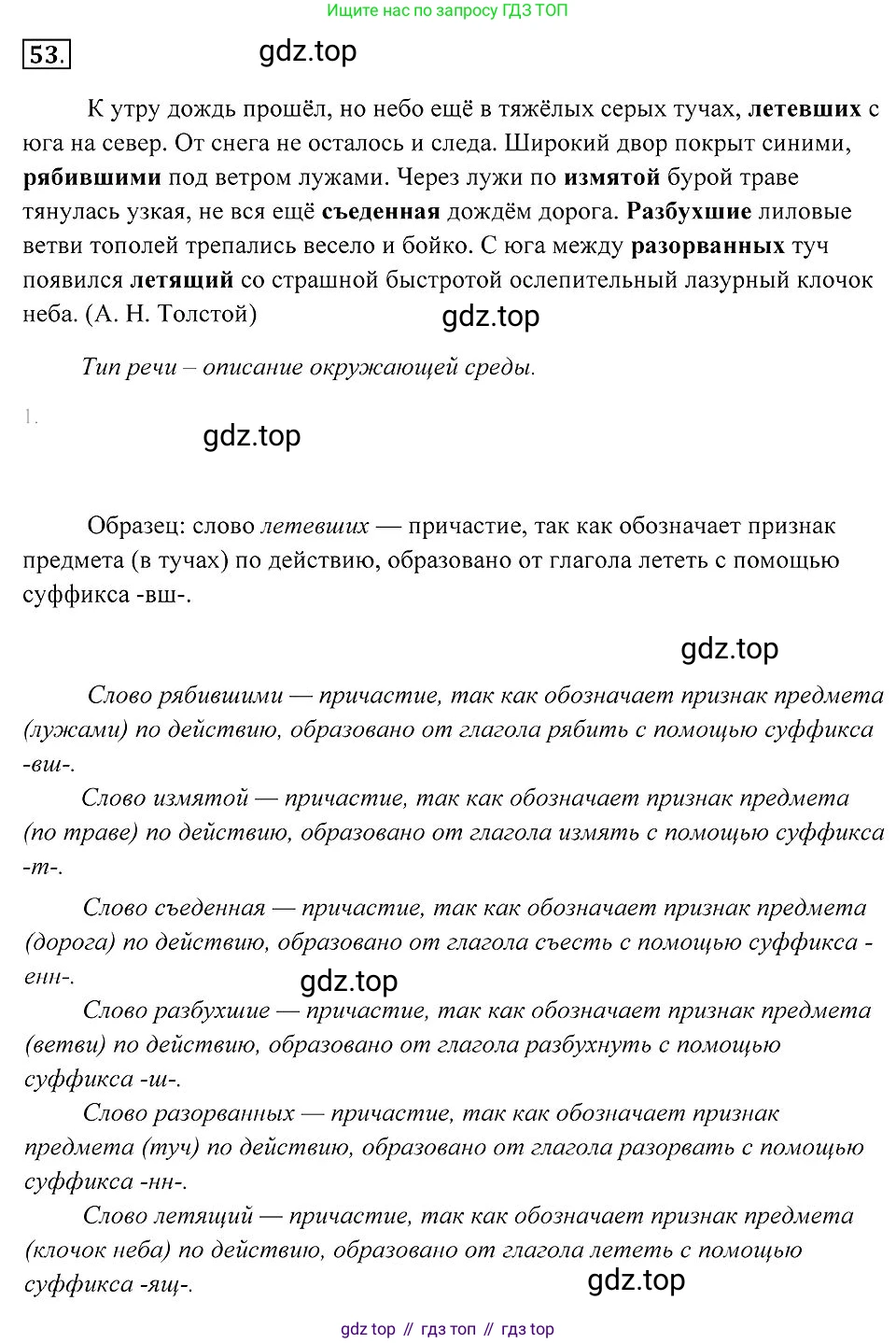 Русский язык, 7 класс Учебник, авторы: Пименова Светлана Николаевна, Еремеева Ангелина Павловна, Купалова Александра Юльевна, Лидман-Орлова Галина Кузьминична, Молодцова Светлана Николаевна, Пичугов Юрий Степанович, издательство Просвещение, Москва, 2021, белого цвета, страница 24, номер 53, Решение 2
