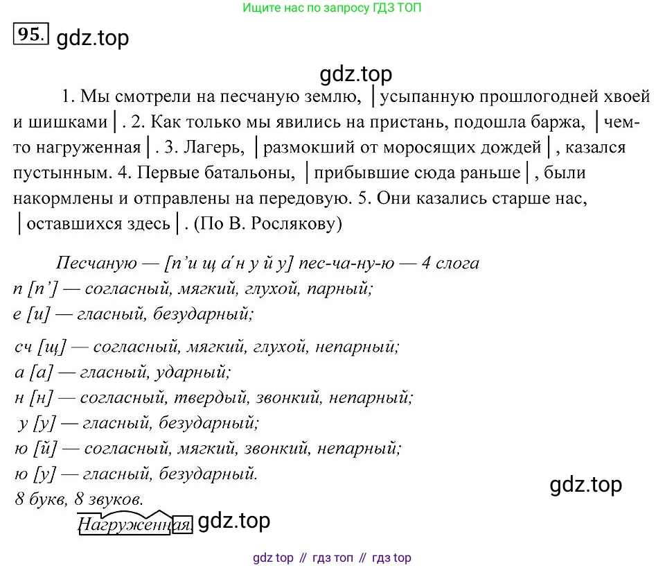 Русский язык, 7 класс Учебник, авторы: Пименова Светлана Николаевна, Еремеева Ангелина Павловна, Купалова Александра Юльевна, Лидман-Орлова Галина Кузьминична, Молодцова Светлана Николаевна, Пичугов Юрий Степанович, издательство Просвещение, Москва, 2021, белого цвета, страница 39, номер 95, Решение 2
