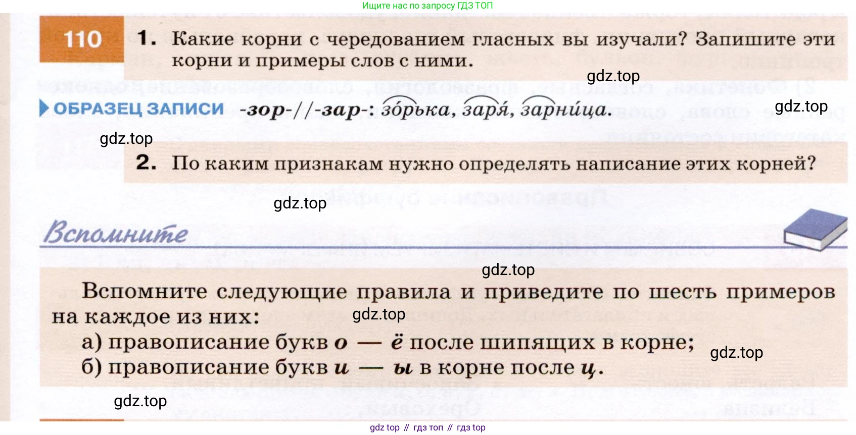 ГДЗ Русский язык, 7 класс Учебник, авторы: Разумовская Маргарита Михайловна, Львова Светлана Ивановна, Капинос Валентина Ивановна, Львов Валентин Витальевич, Сергеева Наталья Николаевна, Соловейчик Марина Сергеевна, издательство Просвещение, Москва, 2021, белого цвета, страница 41, номер 110, Условие