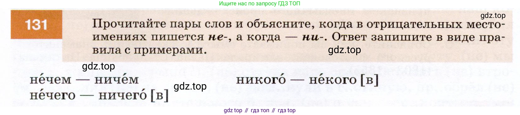 ГДЗ Русский язык, 7 класс Учебник, авторы: Разумовская Маргарита Михайловна, Львова Светлана Ивановна, Капинос Валентина Ивановна, Львов Валентин Витальевич, Сергеева Наталья Николаевна, Соловейчик Марина Сергеевна, издательство Просвещение, Москва, 2021, белого цвета, страница 48, номер 131, Условие