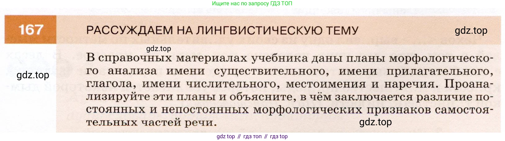 ГДЗ Русский язык, 7 класс Учебник, авторы: Разумовская Маргарита Михайловна, Львова Светлана Ивановна, Капинос Валентина Ивановна, Львов Валентин Витальевич, Сергеева Наталья Николаевна, Соловейчик Марина Сергеевна, издательство Просвещение, Москва, 2021, белого цвета, страница 59, номер 167, Условие