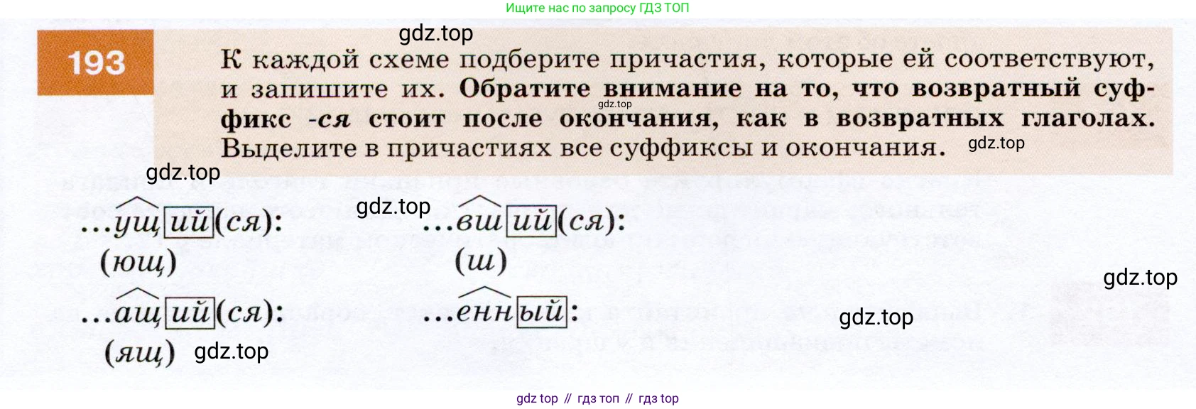 ГДЗ Русский язык, 7 класс Учебник, авторы: Разумовская Маргарита Михайловна, Львова Светлана Ивановна, Капинос Валентина Ивановна, Львов Валентин Витальевич, Сергеева Наталья Николаевна, Соловейчик Марина Сергеевна, издательство Просвещение, Москва, 2021, белого цвета, страница 70, номер 193, Условие