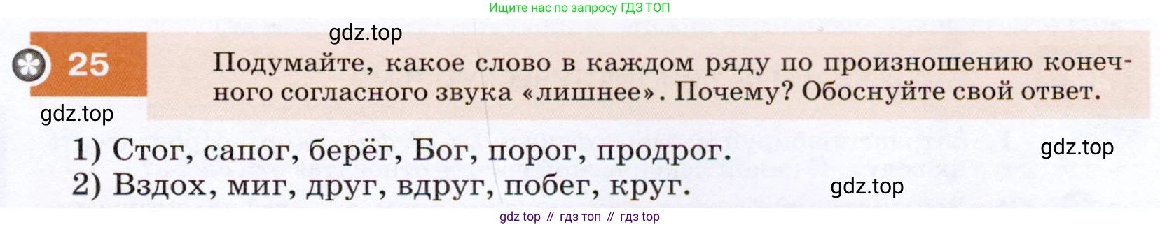 ГДЗ Русский язык, 7 класс Учебник, авторы: Разумовская Маргарита Михайловна, Львова Светлана Ивановна, Капинос Валентина Ивановна, Львов Валентин Витальевич, Сергеева Наталья Николаевна, Соловейчик Марина Сергеевна, издательство Просвещение, Москва, 2021, белого цвета, страница 15, номер 25, Условие