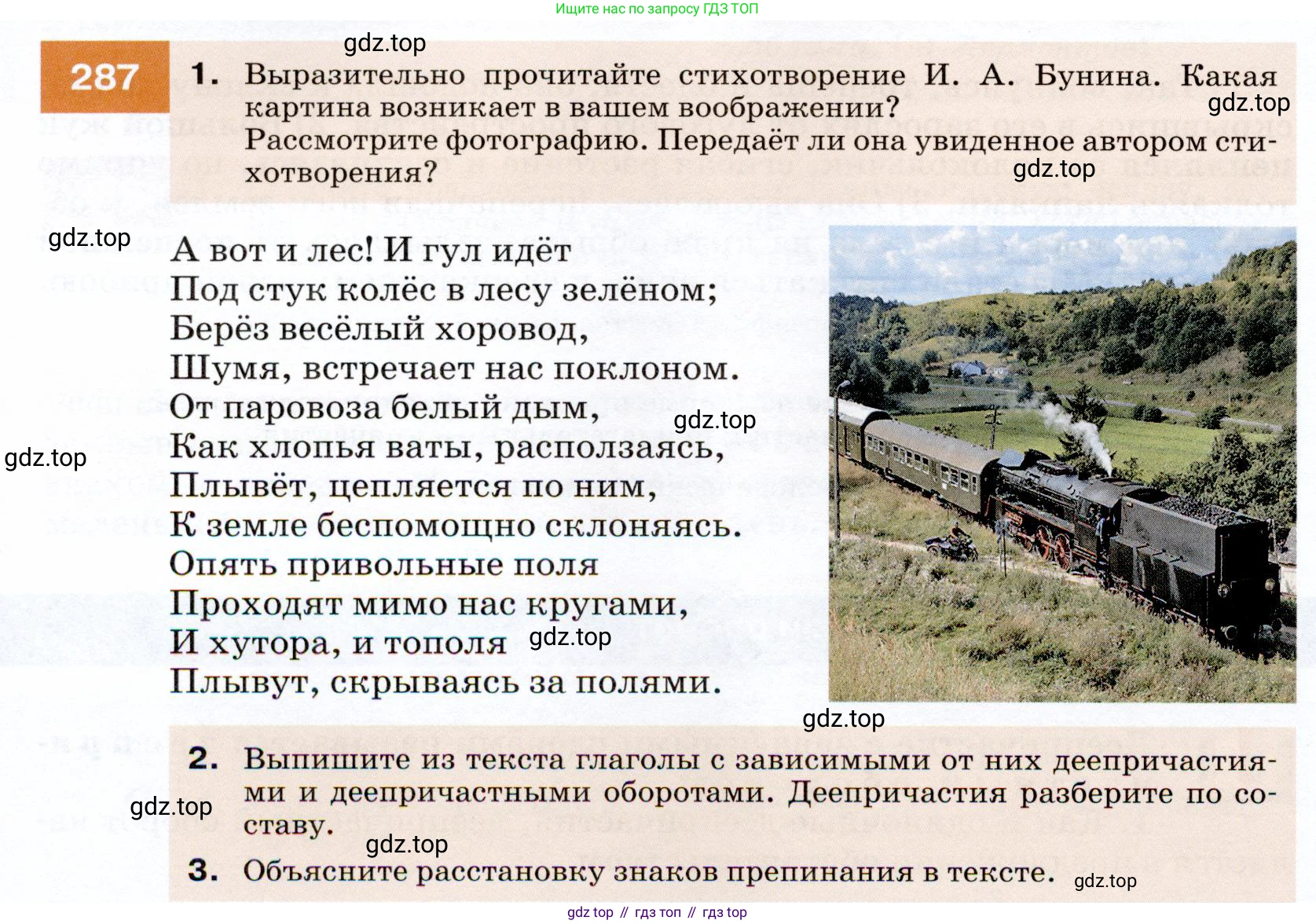 ГДЗ Русский язык, 7 класс Учебник, авторы: Разумовская Маргарита Михайловна, Львова Светлана Ивановна, Капинос Валентина Ивановна, Львов Валентин Витальевич, Сергеева Наталья Николаевна, Соловейчик Марина Сергеевна, издательство Просвещение, Москва, 2021, белого цвета, страница 108, номер 287, Условие