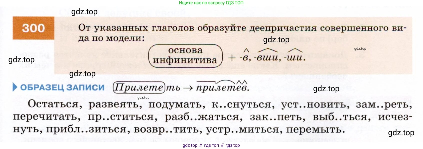 ГДЗ Русский язык, 7 класс Учебник, авторы: Разумовская Маргарита Михайловна, Львова Светлана Ивановна, Капинос Валентина Ивановна, Львов Валентин Витальевич, Сергеева Наталья Николаевна, Соловейчик Марина Сергеевна, издательство Просвещение, Москва, 2021, белого цвета, страница 113, номер 300, Условие