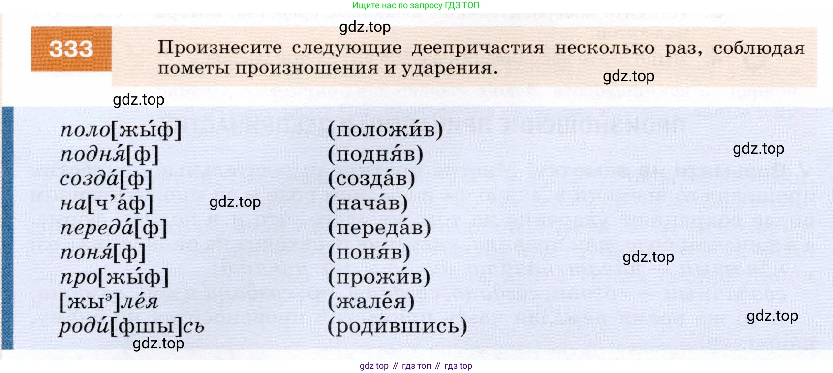 ГДЗ Русский язык, 7 класс Учебник, авторы: Разумовская Маргарита Михайловна, Львова Светлана Ивановна, Капинос Валентина Ивановна, Львов Валентин Витальевич, Сергеева Наталья Николаевна, Соловейчик Марина Сергеевна, издательство Просвещение, Москва, 2021, белого цвета, страница 126, номер 333, Условие