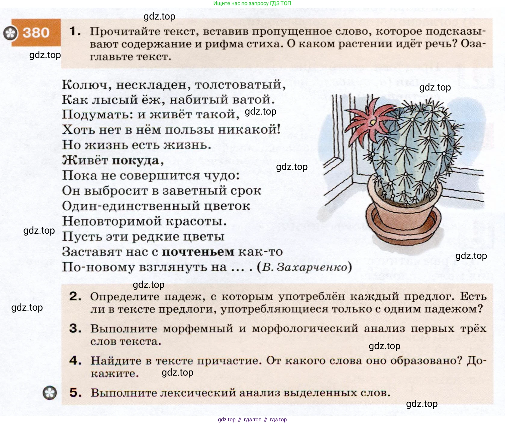 ГДЗ Русский язык, 7 класс Учебник, авторы: Разумовская Маргарита Михайловна, Львова Светлана Ивановна, Капинос Валентина Ивановна, Львов Валентин Витальевич, Сергеева Наталья Николаевна, Соловейчик Марина Сергеевна, издательство Просвещение, Москва, 2021, белого цвета, страница 144, номер 380, Условие