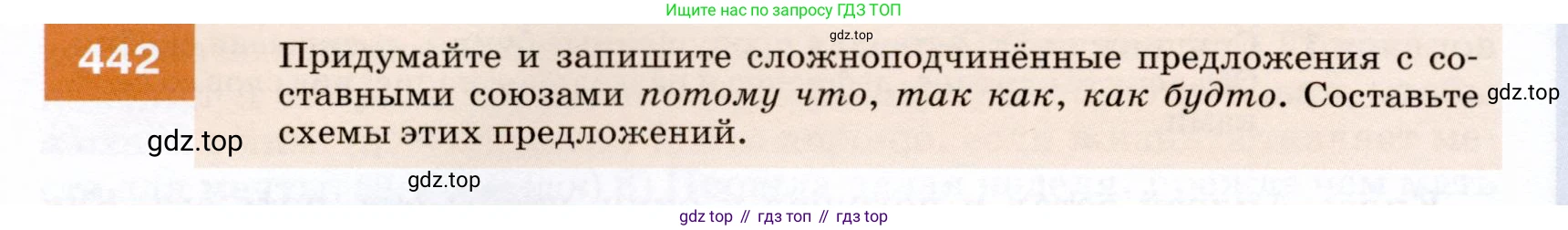 ГДЗ Русский язык, 7 класс Учебник, авторы: Разумовская Маргарита Михайловна, Львова Светлана Ивановна, Капинос Валентина Ивановна, Львов Валентин Витальевич, Сергеева Наталья Николаевна, Соловейчик Марина Сергеевна, издательство Просвещение, Москва, 2021, белого цвета, страница 168, номер 442, Условие