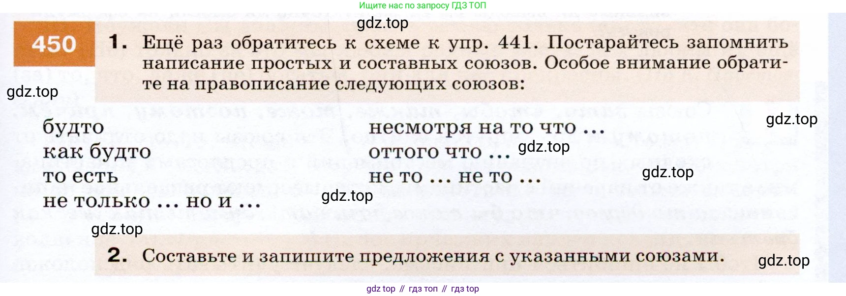 ГДЗ Русский язык, 7 класс Учебник, авторы: Разумовская Маргарита Михайловна, Львова Светлана Ивановна, Капинос Валентина Ивановна, Львов Валентин Витальевич, Сергеева Наталья Николаевна, Соловейчик Марина Сергеевна, издательство Просвещение, Москва, 2021, белого цвета, страница 171, номер 450, Условие