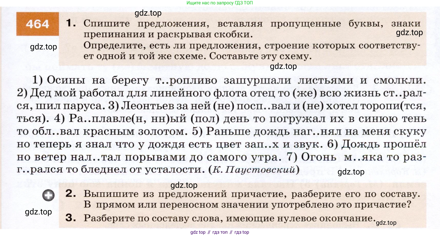 ГДЗ Русский язык, 7 класс Учебник, авторы: Разумовская Маргарита Михайловна, Львова Светлана Ивановна, Капинос Валентина Ивановна, Львов Валентин Витальевич, Сергеева Наталья Николаевна, Соловейчик Марина Сергеевна, издательство Просвещение, Москва, 2021, белого цвета, страница 177, номер 464, Условие