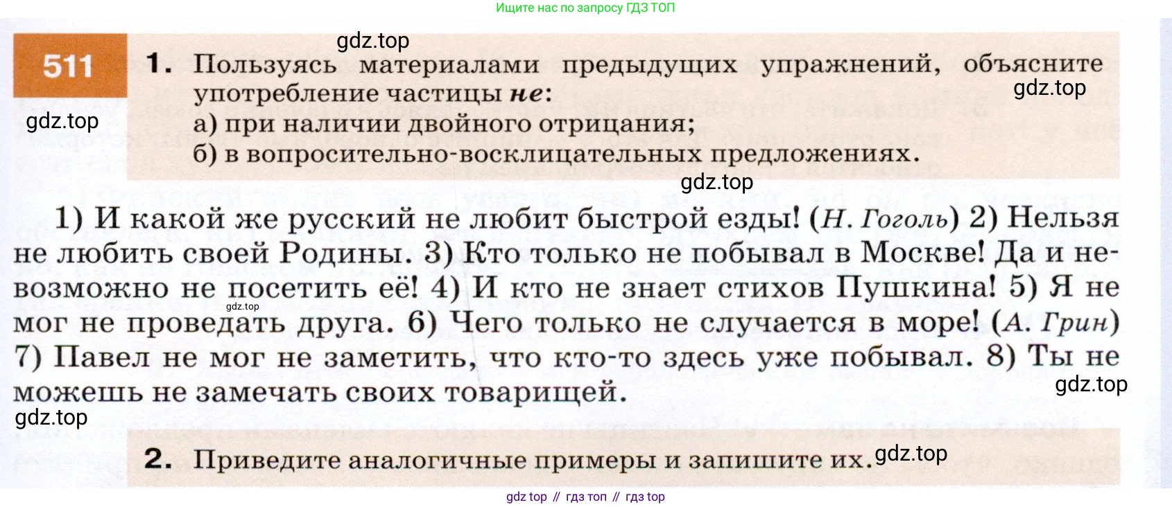 ГДЗ Русский язык, 7 класс Учебник, авторы: Разумовская Маргарита Михайловна, Львова Светлана Ивановна, Капинос Валентина Ивановна, Львов Валентин Витальевич, Сергеева Наталья Николаевна, Соловейчик Марина Сергеевна, издательство Просвещение, Москва, 2021, белого цвета, страница 195, номер 511, Условие