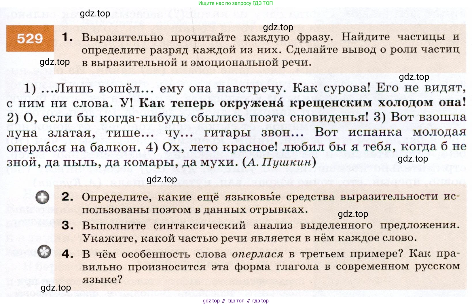 ГДЗ Русский язык, 7 класс Учебник, авторы: Разумовская Маргарита Михайловна, Львова Светлана Ивановна, Капинос Валентина Ивановна, Львов Валентин Витальевич, Сергеева Наталья Николаевна, Соловейчик Марина Сергеевна, издательство Просвещение, Москва, 2021, белого цвета, страница 203, номер 529, Условие