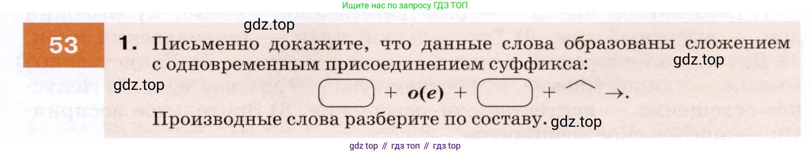 ГДЗ Русский язык, 7 класс Учебник, авторы: Разумовская Маргарита Михайловна, Львова Светлана Ивановна, Капинос Валентина Ивановна, Львов Валентин Витальевич, Сергеева Наталья Николаевна, Соловейчик Марина Сергеевна, издательство Просвещение, Москва, 2021, белого цвета, страница 23, номер 53, Условие