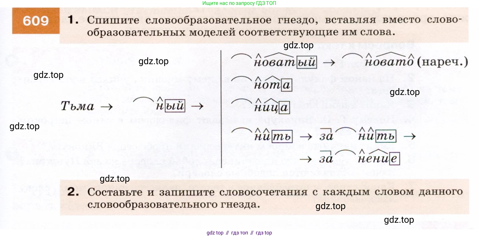 ГДЗ Русский язык, 7 класс Учебник, авторы: Разумовская Маргарита Михайловна, Львова Светлана Ивановна, Капинос Валентина Ивановна, Львов Валентин Витальевич, Сергеева Наталья Николаевна, Соловейчик Марина Сергеевна, издательство Просвещение, Москва, 2021, белого цвета, страница 231, номер 609, Условие
