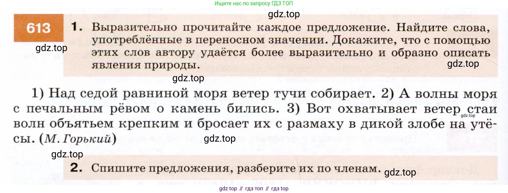 ГДЗ Русский язык, 7 класс Учебник, авторы: Разумовская Маргарита Михайловна, Львова Светлана Ивановна, Капинос Валентина Ивановна, Львов Валентин Витальевич, Сергеева Наталья Николаевна, Соловейчик Марина Сергеевна, издательство Просвещение, Москва, 2021, белого цвета, страница 232, номер 613, Условие