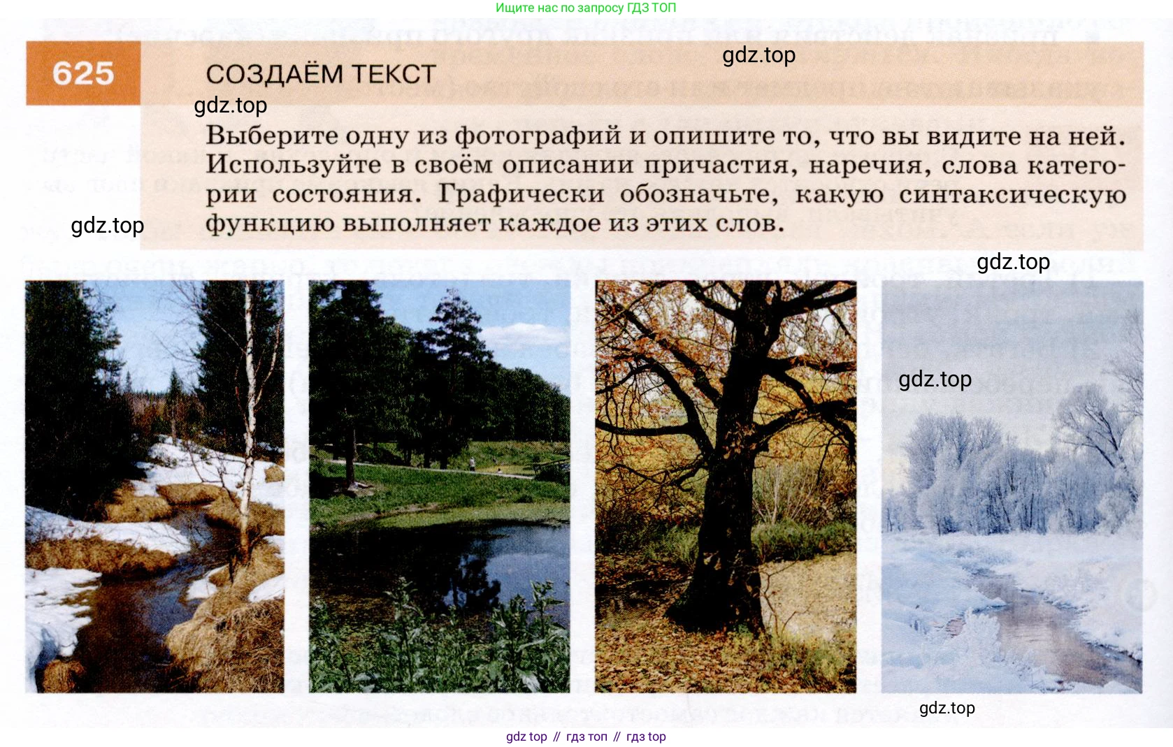 ГДЗ Русский язык, 7 класс Учебник, авторы: Разумовская Маргарита Михайловна, Львова Светлана Ивановна, Капинос Валентина Ивановна, Львов Валентин Витальевич, Сергеева Наталья Николаевна, Соловейчик Марина Сергеевна, издательство Просвещение, Москва, 2021, белого цвета, страница 236, номер 625, Условие