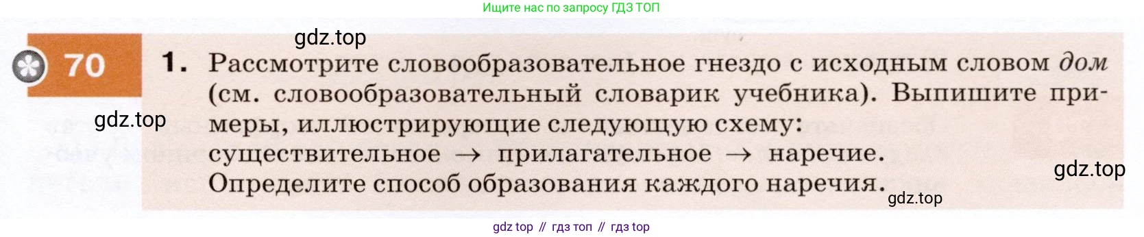 ГДЗ Русский язык, 7 класс Учебник, авторы: Разумовская Маргарита Михайловна, Львова Светлана Ивановна, Капинос Валентина Ивановна, Львов Валентин Витальевич, Сергеева Наталья Николаевна, Соловейчик Марина Сергеевна, издательство Просвещение, Москва, 2021, белого цвета, страница 27, номер 70, Условие