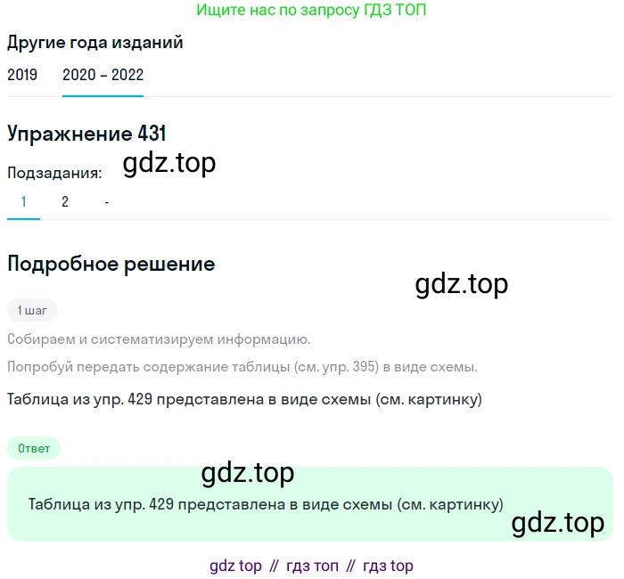 ГДЗ Русский язык, 7 класс Учебник, авторы: Разумовская Маргарита Михайловна, Львова Светлана Ивановна, Капинос Валентина Ивановна, Львов Валентин Витальевич, Сергеева Наталья Николаевна, Соловейчик Марина Сергеевна, издательство Просвещение, Москва, 2021, белого цвета, страница 165, номер 431, Решение 1