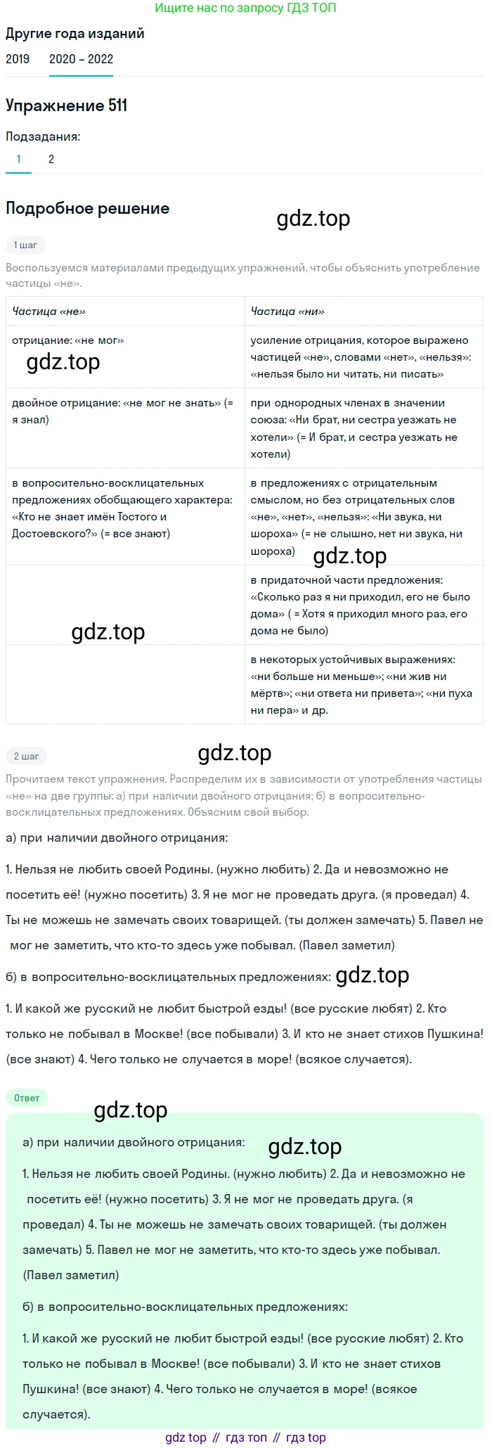 ГДЗ Русский язык, 7 класс Учебник, авторы: Разумовская Маргарита Михайловна, Львова Светлана Ивановна, Капинос Валентина Ивановна, Львов Валентин Витальевич, Сергеева Наталья Николаевна, Соловейчик Марина Сергеевна, издательство Просвещение, Москва, 2021, белого цвета, страница 195, номер 511, Решение 1
