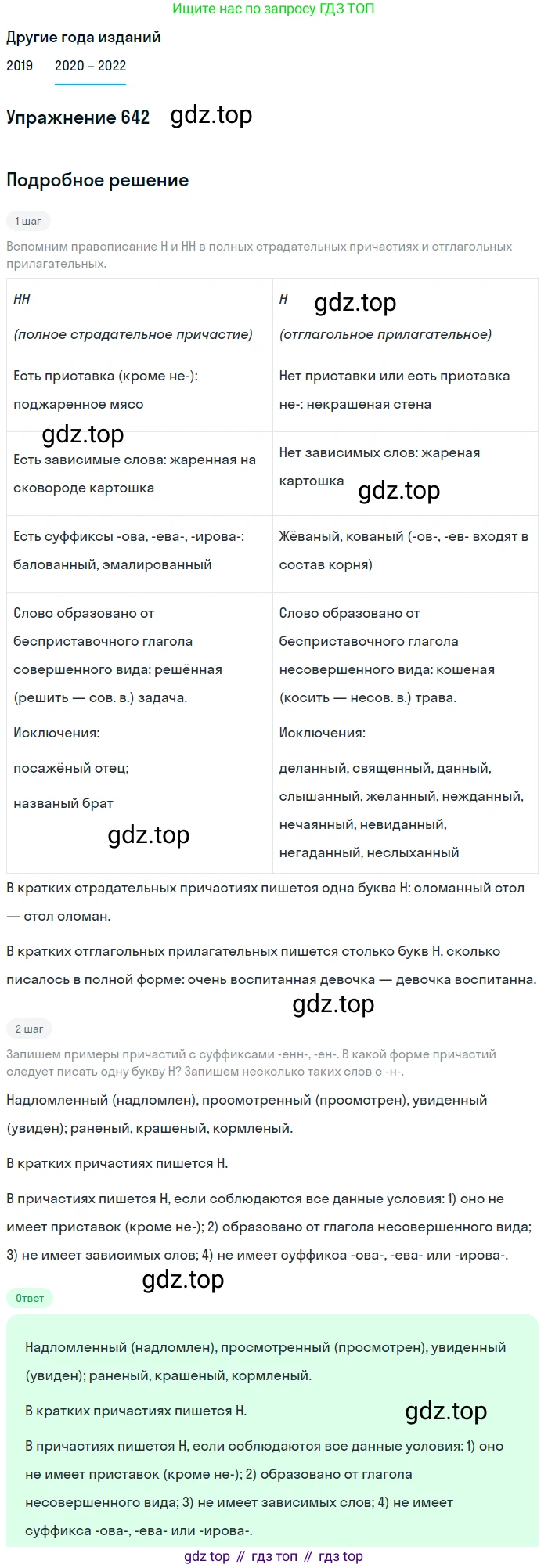 ГДЗ Русский язык, 7 класс Учебник, авторы: Разумовская Маргарита Михайловна, Львова Светлана Ивановна, Капинос Валентина Ивановна, Львов Валентин Витальевич, Сергеева Наталья Николаевна, Соловейчик Марина Сергеевна, издательство Просвещение, Москва, 2021, белого цвета, страница 244, номер 642, Решение 1