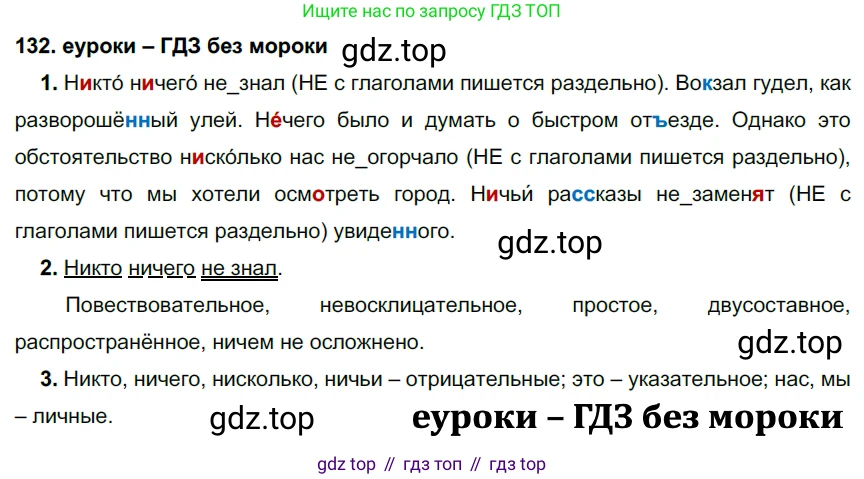 ГДЗ Русский язык, 7 класс Учебник, авторы: Разумовская Маргарита Михайловна, Львова Светлана Ивановна, Капинос Валентина Ивановна, Львов Валентин Витальевич, Сергеева Наталья Николаевна, Соловейчик Марина Сергеевна, издательство Просвещение, Москва, 2021, белого цвета, страница 48, номер 132, Решение 2