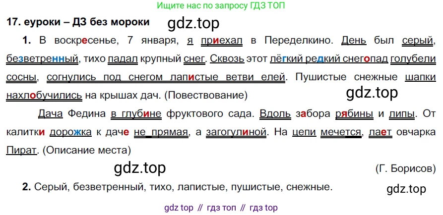 ГДЗ Русский язык, 7 класс Учебник, авторы: Разумовская Маргарита Михайловна, Львова Светлана Ивановна, Капинос Валентина Ивановна, Львов Валентин Витальевич, Сергеева Наталья Николаевна, Соловейчик Марина Сергеевна, издательство Просвещение, Москва, 2021, белого цвета, страница 12, номер 17, Решение 2